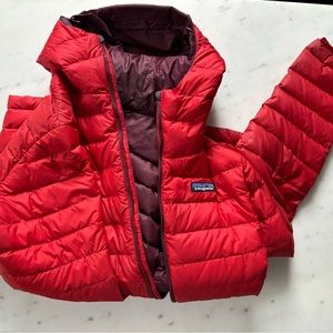 Patagonia Down Sweater Hoodie Jacket (Women's Large)